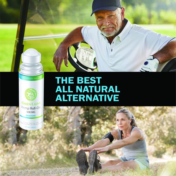 Green Lady Rx 500mg Hemp Roll On Relief Gel - Image 6