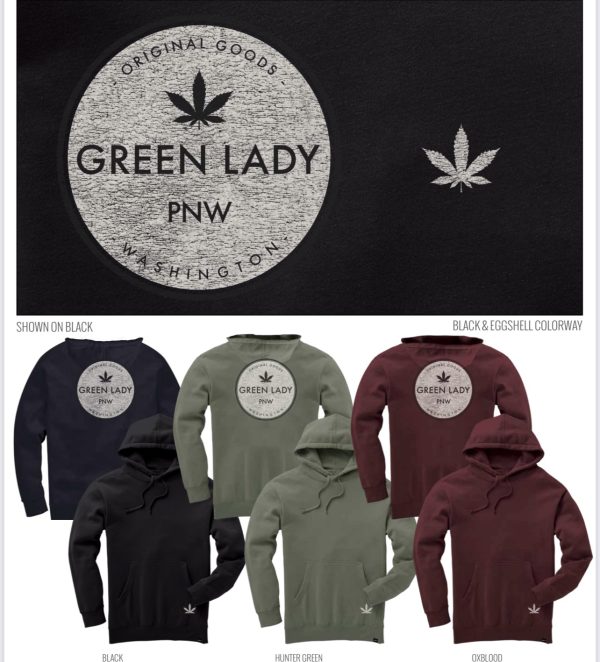 Original Goods Green Lady Marijuana Hoodie